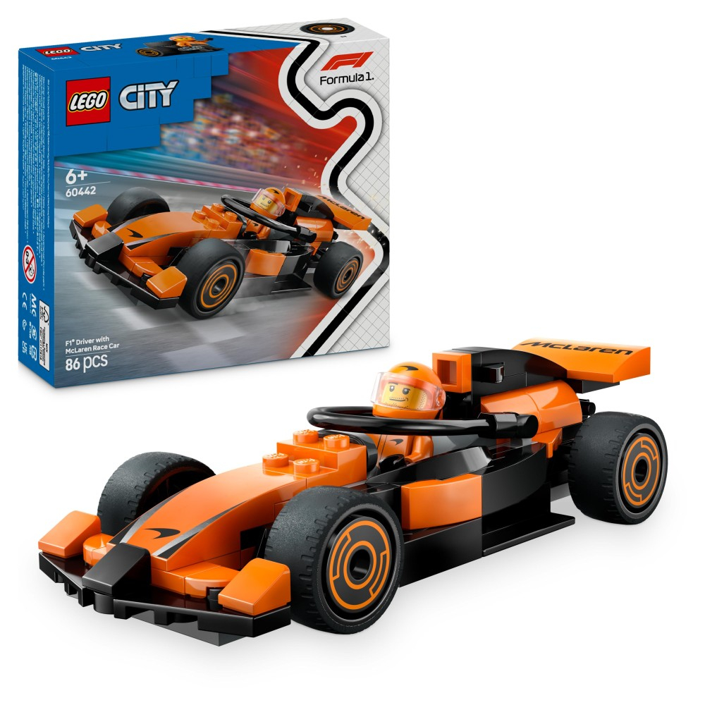 LEGO City - F1 Водитель и болид McLaren 60442
