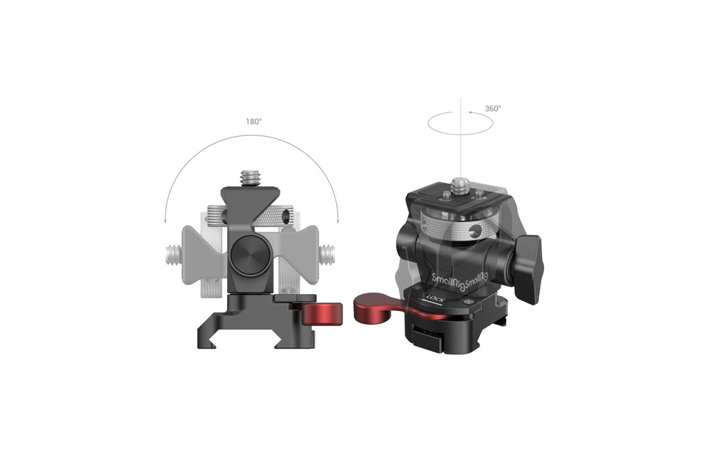 Поворотный держатель монитора SmallRig 2906B Swivel / Tilt Adjustable Monitor Mount with NATO Clamp