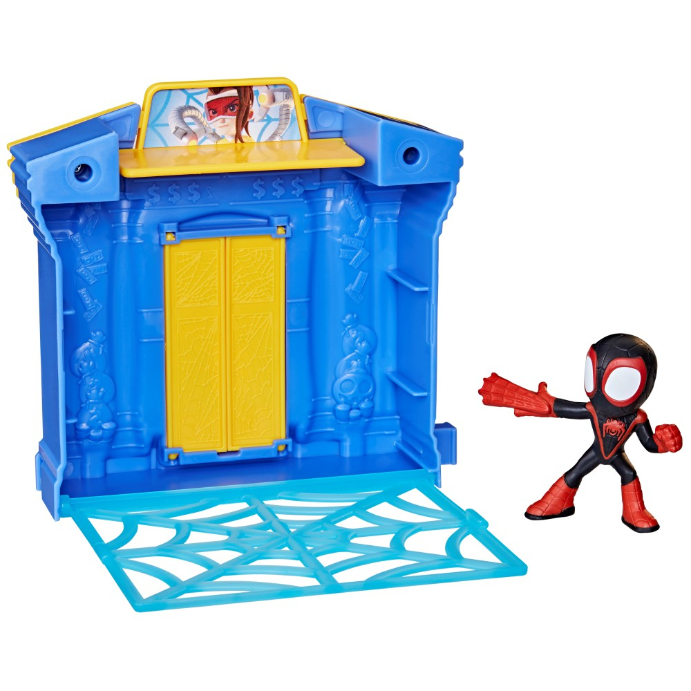 Hasbro Spidey Amazing Friends - Набор Банк + фигурка действия Майлз Моралес F8362