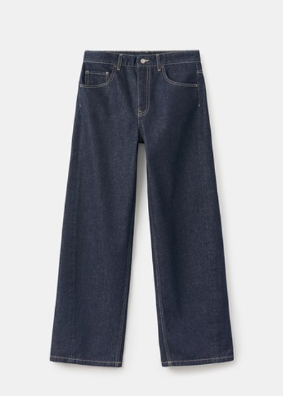 Джинсы barrel со средней посадкой rinse wash