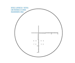 Тактическая зрительная труба Sightmark Latitude 15-45x60, сетка Latitude 60-Tactical, MRAD - фото 5