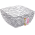 Фруктовница «Brownie» 22*10см волна серая