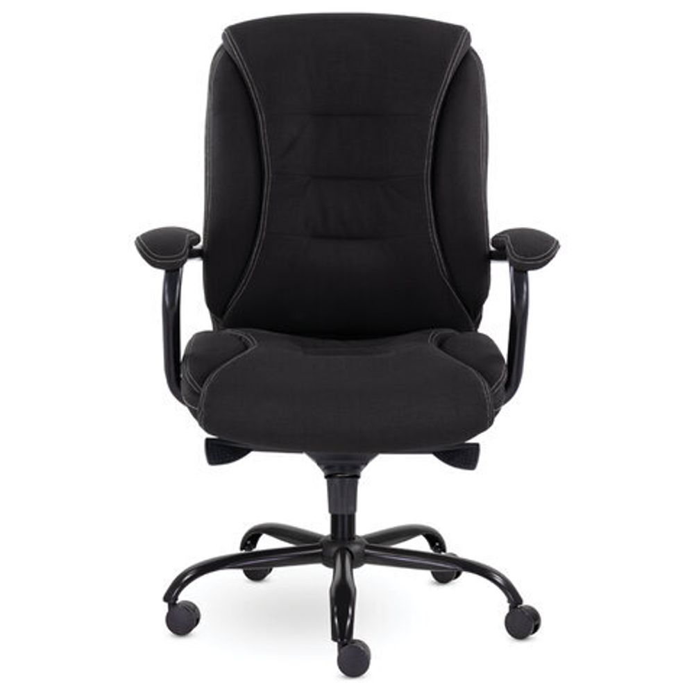 Кресло офисное "Ровер" CH-708, усиленное, НАГРУЗКА до 150 кг, ткань, черное