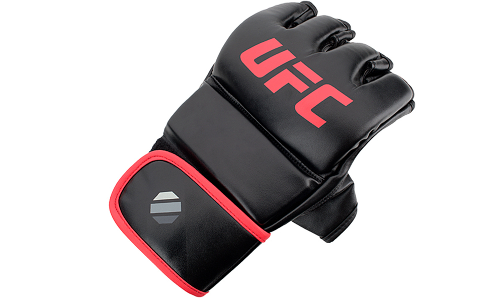UFC Перчатки MMA тренировочные 6 унций чёрные L/XL