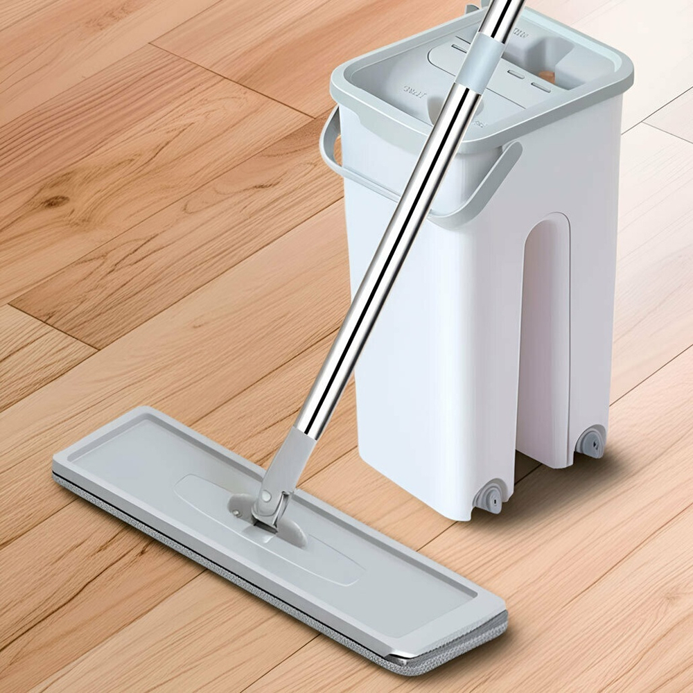 Набор для уборки Handy Lite (ведро 6л, швабра, 2 насадки из микрофибры), в ассортименте