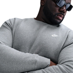 Баскетбольная толстовка Nike Club Sweatshirt Grey