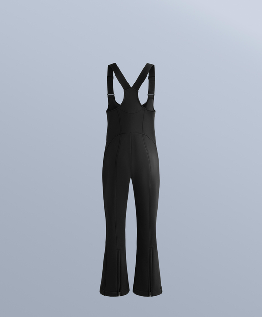 Oysho Водостойкий комбинезон клеш SKI, черный