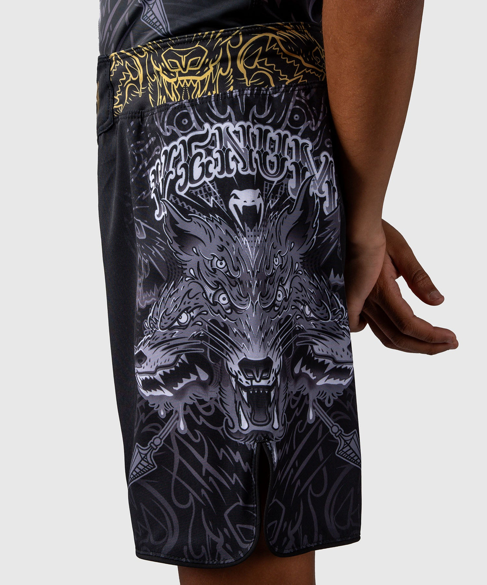 Шорты ММА детские Venum Wolf Atak Black/Grey