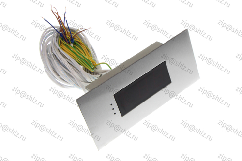 Указатель лифтовый в сборе, красная индикация, сатинированная (шлифованная) нержавеющая сталь, УЛ11К32302ЩУ3, 0502.12.00.800Н