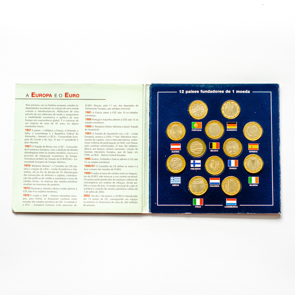 1 Euro Commemorative Coin of the 12 Founding Countries of the European Union