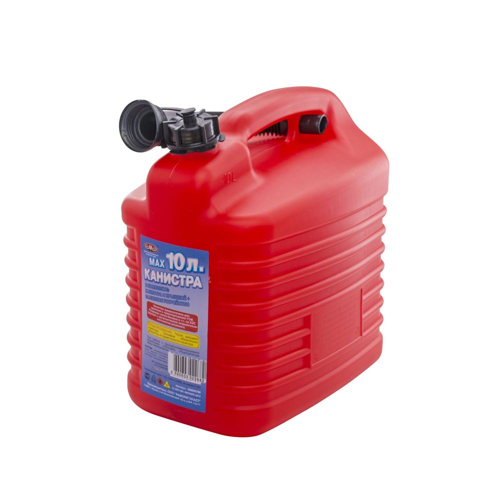 Канистра пластиковая для ГСМ, 10л, (шт.)
