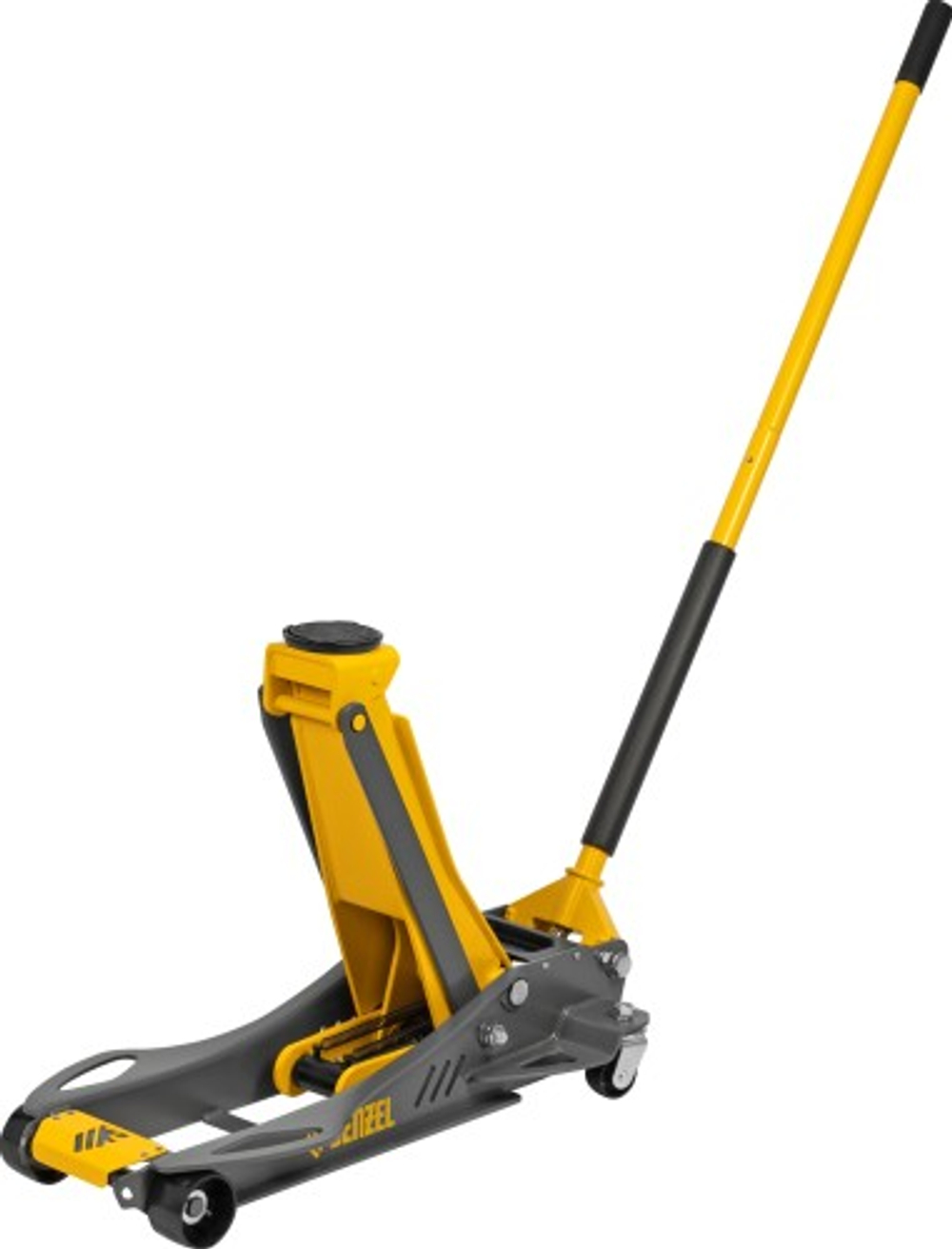 Домкрат подкатной Denzel 51251 гидравлический 3,8 т, 110-580 мм, низкий подхват