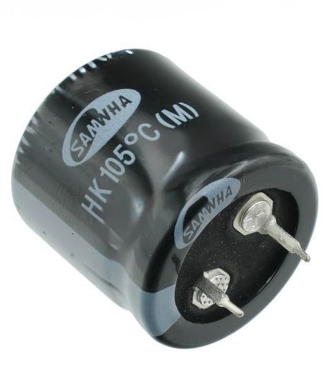 Конденсатор электролитический 150мкФ 450в 105°С HK / 25х25 / Samwha