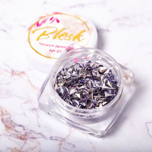 Blesk, Дизайн для ногтей "Чешуя дракона" №01