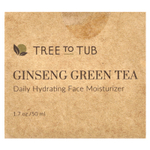 Tree To Tub, женьшень и зелёный чай, увлажняющий крем для лица, 50 мл (1,7 унции)