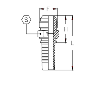 Фитинг DN 32 JIC (Ш) 1.5/8