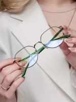 Очки для компьютера имиджевые защитные прозрачные нулевки