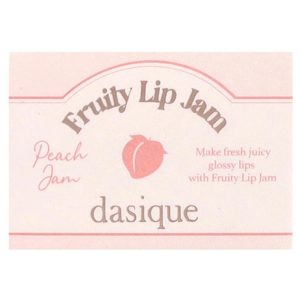 Dasique, Фруктовый джем для губ, 01 персиковое варенье, 4 г (0,14 унции)