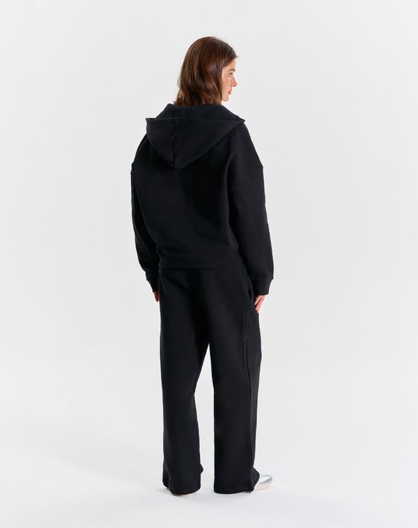 Худи Zip Logo de base 01 черное - фото 4