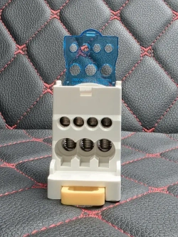 UKK80, 80А 690 -1000В. Распределительный блок на дин-рейку (DIN), кросс-модуль.