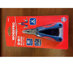 Многоцелевые плоскогубцы-мини WORKPRO 12в1, 110 мм WP382017