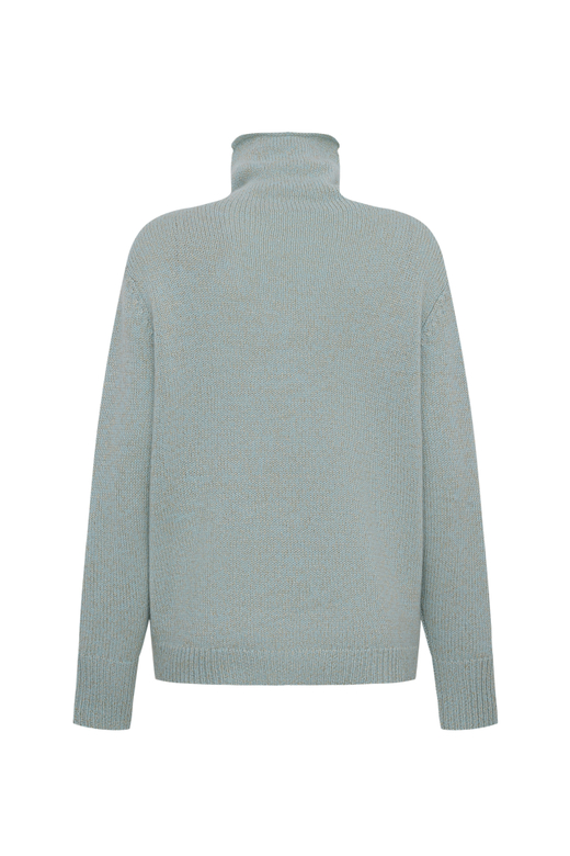 Кашемировая водолазка с люрексом