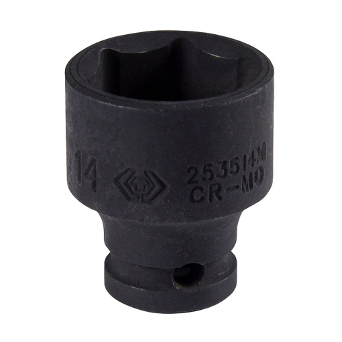 KING TONY (253514M) Головка торцевая ударная шестигранная 1/4", 14 мм