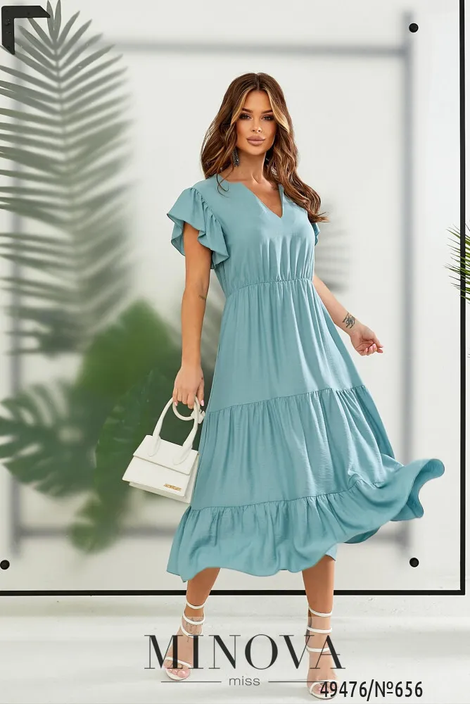 Платье 656-ментоловый Minova