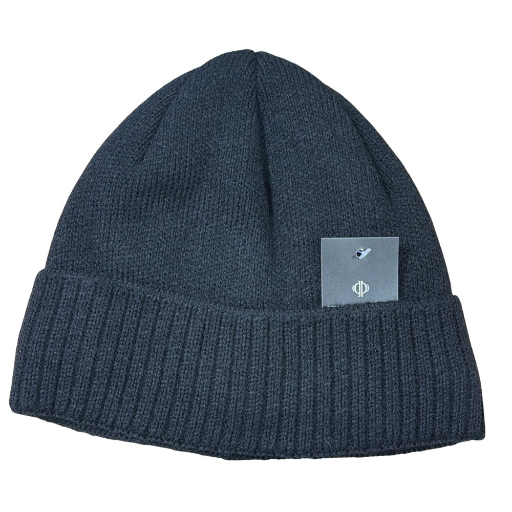 Шапка теплая черная мужская texboum