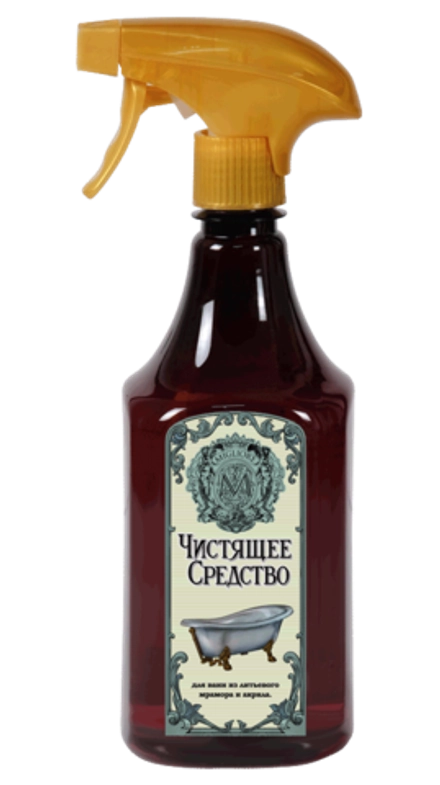 Чистящее средство для ванн из питьевого мрамора и акрила