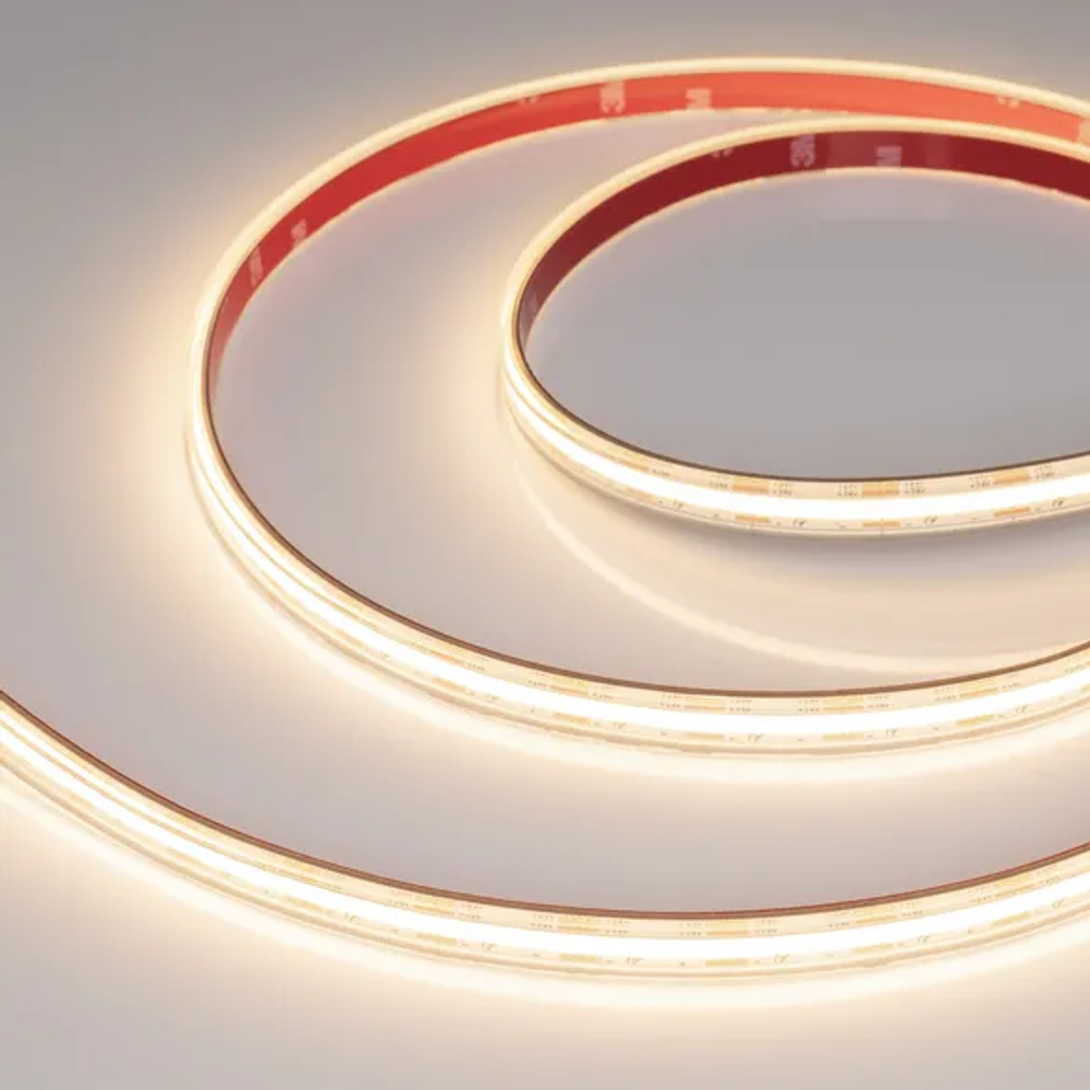 Светодиодная лента герметичная COB-PS-X560-12mm 24V Warm3000 (9.6 W/m, IP67, 10m) (Arlight, 5 лет) 048909