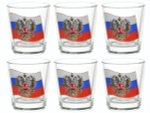 Набор стаканов 6шт 50мл "Ода" Герб на флаге