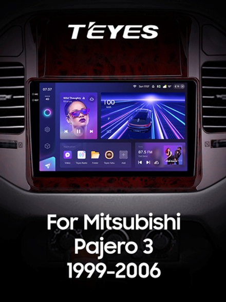 Teyes CC3 2K 9"для Mitsubishi Pajero III 1999-2006