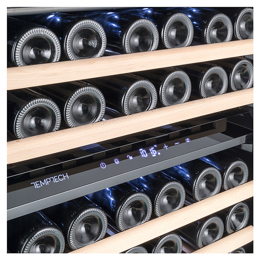 Винный шкаф Temptech Oslo OX60DX нерж. сталь