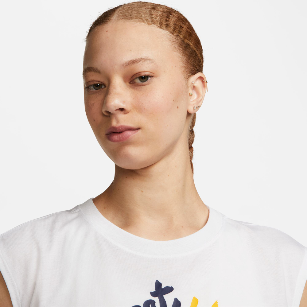 Женская теннисная майка Nike Dri-Fit London Tank Top Women - White, Multicoloured