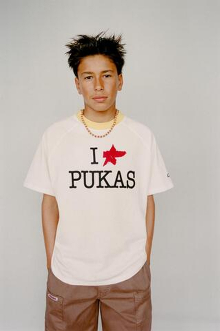ZARA X PUKAS ФУТБОЛКА PUKAS SURF, БЕЛЫЙ