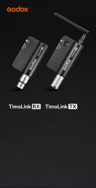 Передатчик и приемник DMX-сигнала Godox TimoLink TX/RX