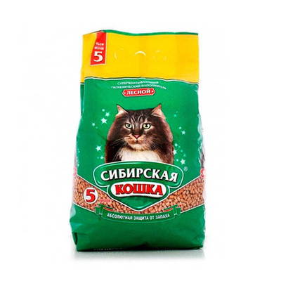 Кошач. наполнитель Сибирская кошка ЛЕСНОЙ 5л.
