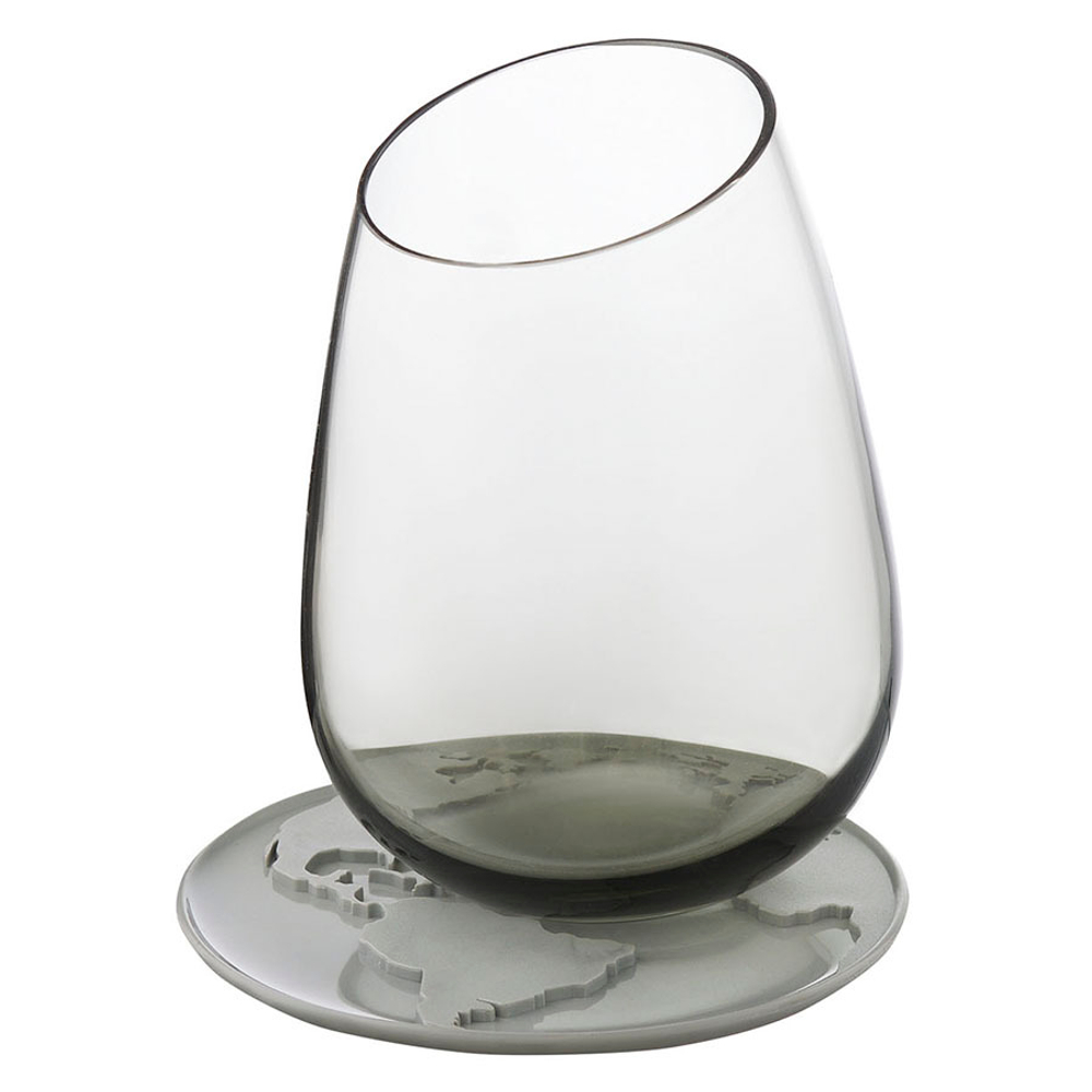 Набор подставок 2шт Qualy World Coaster серые