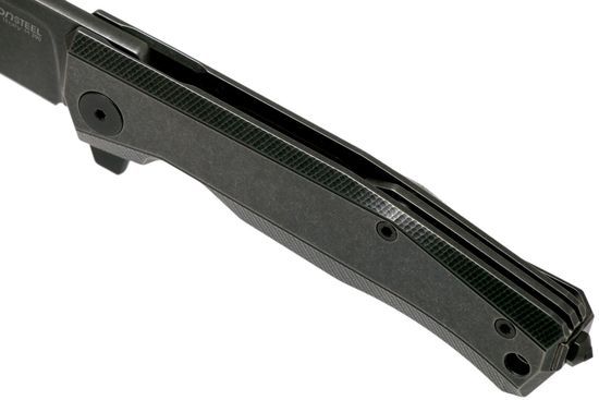 Складной нож Lion Steel "Myto" L/MT01B BW c клинком из стали Böhler M390 Microclean®, рукоять титан