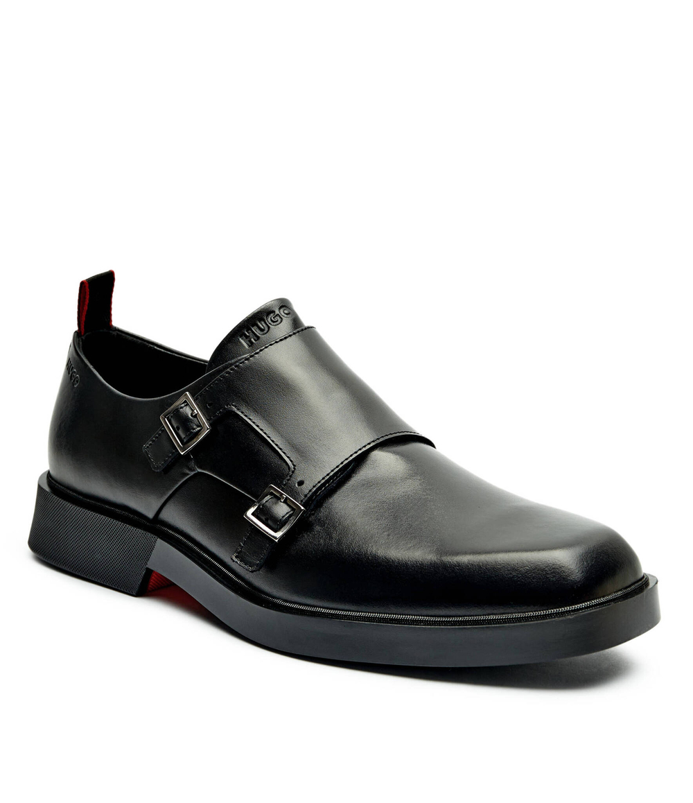 Кожаные монки iker HUGO - черный(50528804)