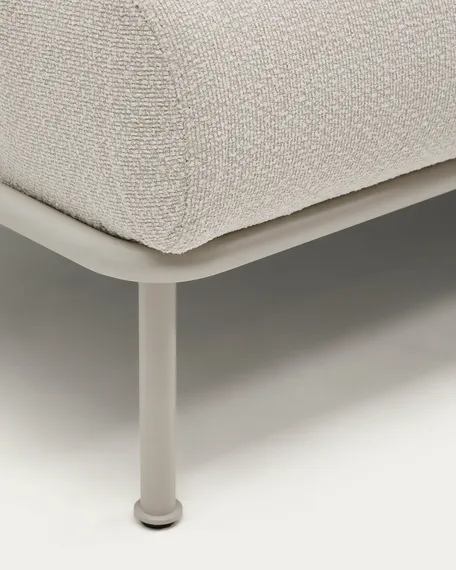 Диван Aurum 3-местный цвета экрю с откидным подголовником 234 см