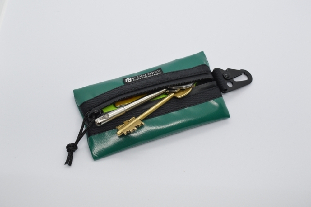 Tarpaulin Key Wallet темно-зеленый