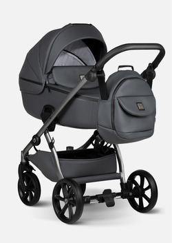 Tutis Коляска 2 в 1 UNO 5+ Leather Licorice