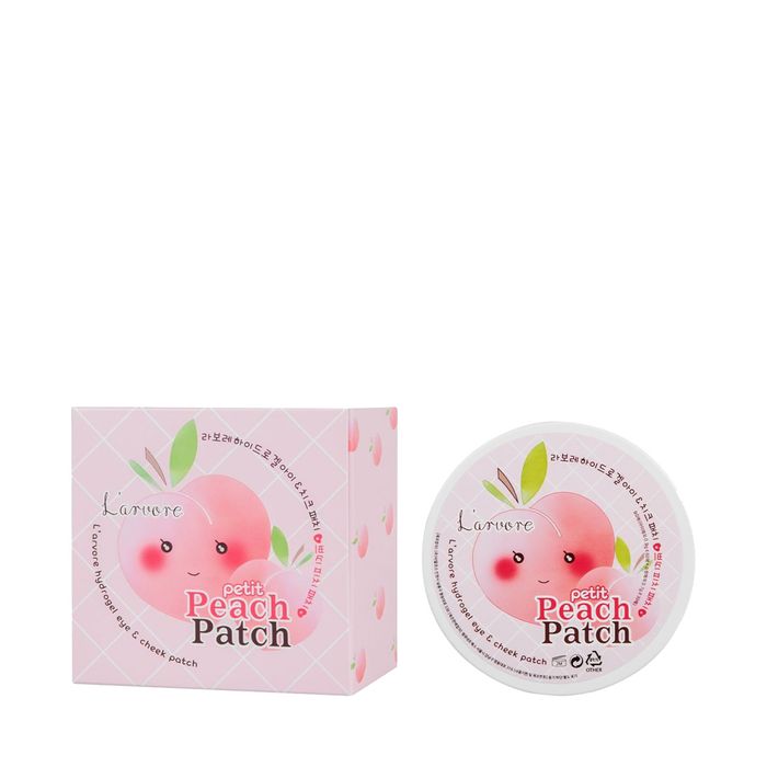 Гидрогелевые патчи для глаз L’arvore Hydrogel Eye &amp; Cheek Petit Peach Patch