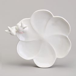 БЛЮДО СЕРВИРОВОЧНОЕ "КРОЛИКИ" 22,6Х18,8Х6,8 СМ