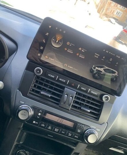 Магнитола для Toyota Land Cruiser Prado 150 2013-2017 - Teyes LUX ONE монитор 12.3" 2K QLED на Android 10, CarPlay, 4G SIM-слот, 6/128ГБ