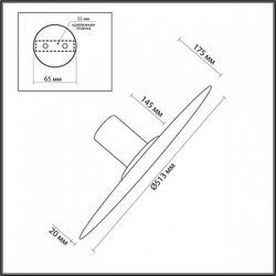 Накладной светильник Odeon Light Stoflake 5078/45L