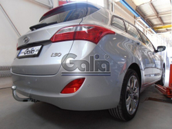 Фаркоп оцинкованный Galia H088A для Hyundai i30 универсал 2012-2018, Kia Ceed универсал 2012-2018(паспорт и сертификат в комплекте)(без электрики)