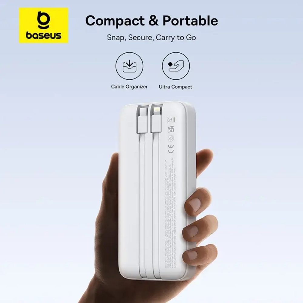 Внешний аккумулятор Baseus Power Bank 20000 мАч PD 22,5 Вт